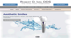 Desktop Screenshot of drrobertimm.com
